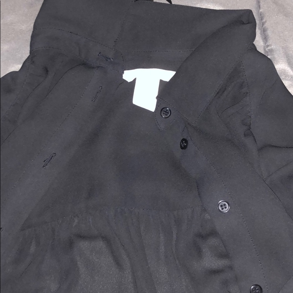 Black dress up shirt
